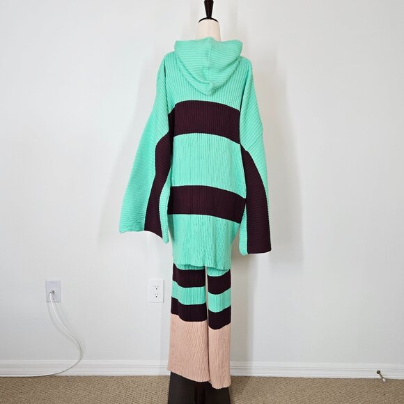 FREE PEOPLE WOMEN'S Kami Sweater Set mint julip Size Small NEW - Picture 8 of 14